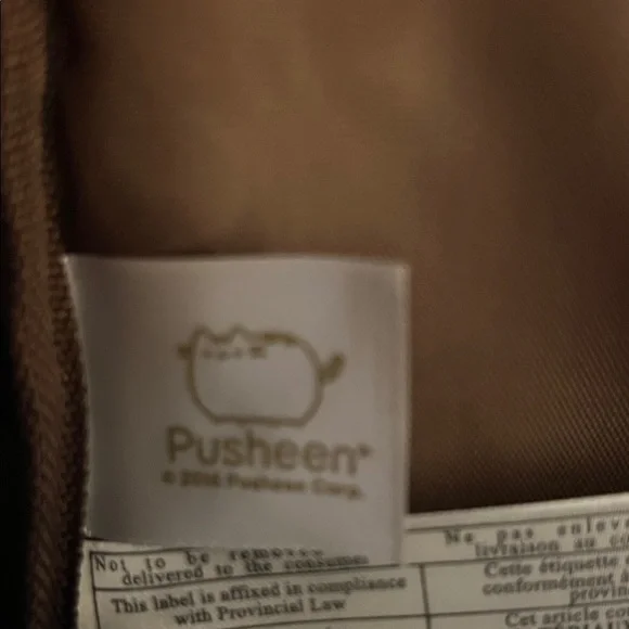 Pusheen Gray Cat Face Backpack - Picture 4 of 4